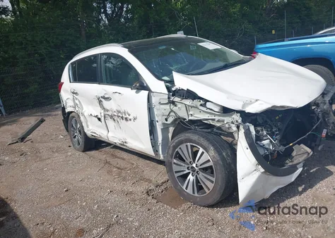 2015 Kia Sportage Ex from USA, damaged, VIN KNDPCCAC4F7783324